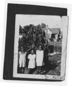Jordan (middle) with her sisters, Texas Southern University